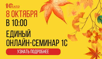 Единый семинар 1С 2025 октябрь
